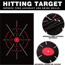 Hitting Net Target Cloth Exercise 143x100 cm Hitting Cage Training Aid Portable for Yard Hitting Practice