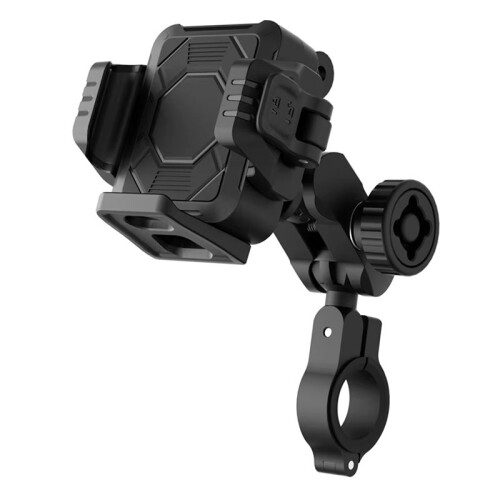 Motorcycle Phone Holder Anti-Shake Motorcycle Phone Mount Adjustable Quick-Release Phone Navigation Mount Holder B 1
