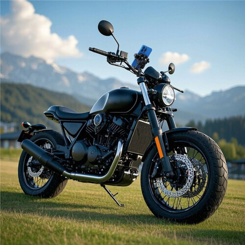 Motorcycle Phone Holder Anti-Shake Motorcycle Phone Mount Adjustable Quick-Release Phone Navigation Mount Holder B 2
