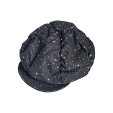 Multipurpose Pleated Cloud Cowboy Hat Party Decorative Cap Ornament for Indoor Outdoor Traveling Camping Hiking Black