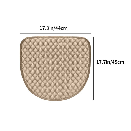 Seat cushion polyester gold rectangle interior meditation 1 2