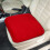 Seat Cushion Red Supportive Winter Warmth Cushion 4