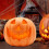 Lanterna de abóbora oca com LED para o Halloween e a Páscoa. 2