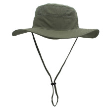 (Army green) Sun Hat for Men Women UV Protection Foldable Bucket Hat for Fishing Hiking Camping