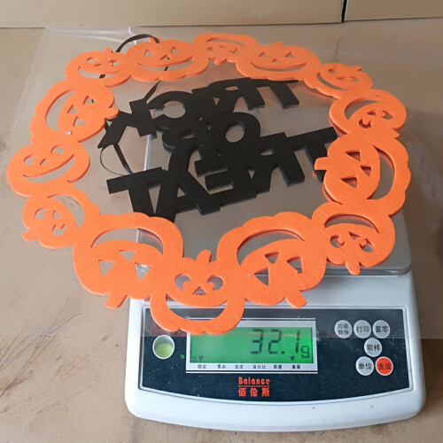Halloween hängande squash väggdekoration 2D non-woven 2