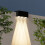 Luminária de parede solar externa com 3 LEDs brancos quentes. 2