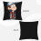 Capa de almofada com efeito linho, 50x50 cm (20x20 polegadas) 3
