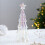 Glass Christmas Tree with Timer Lights Gold Star 9.84 Inch 4