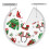 Weihnachtsbaumrock 122 cm (48 Zoll) Polyester, Festtagsdekoration 4