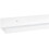 Prateleira de parede flutuante branca de 48 cm (19 polegadas) 4