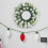 Christmas Wreath White Border Red Fruit 35x35 cm 4