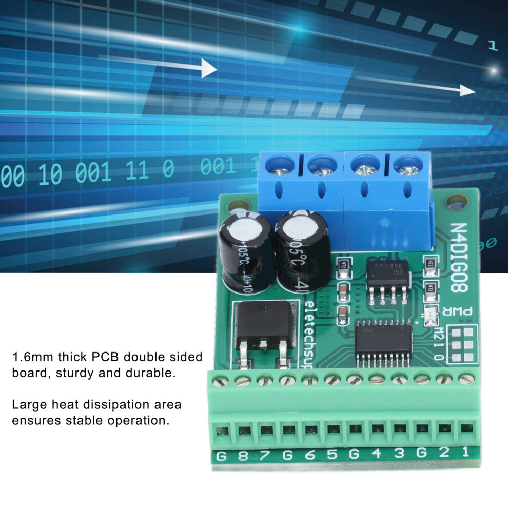 Rugged 8-Channel IO Module 9600BPS