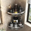 Bathroom shelf wall-mounted no-drill shampoo and towel 3