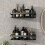 Bathroom shelf wall-mounted no-drill shampoo and towel 4