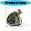Windproof Peafowl Shape Ashtray Metal Ashes Container-Bronze 4