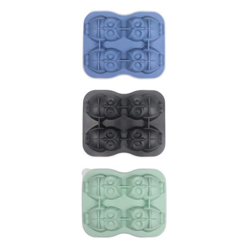 4 holtes Uil siliconen bakvormen Professionele-Blauw 2