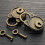 Retro Padlock Old-Fashioned Lock Notebook Luggage Antique Padlock with Key Suitcase Lock Decorative Lock 9