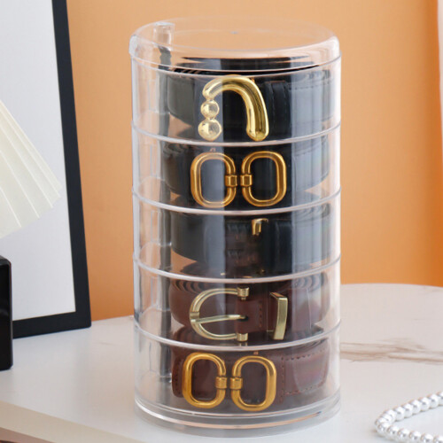 Boîte de rangement rotative transparente et robuste pour-2 1