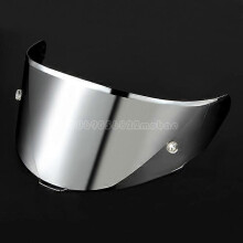 (Silver) Helmet Visor for KYT TT COURSE Motorcycle Helmet Shield Windshield Sunscreen TTC Helmets Accessories High Strength
