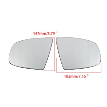 3 Paar Auto Rückspiegel Heck Ansicht Seiten Tür Spiegel Glas Beheizt + Einstellung Für- X5 E70 X6 E71 E72 2007-2014 51167174981