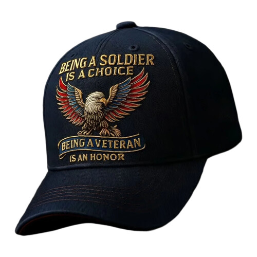 Baseball Cap For Honoring Heroes Delivering Sun-Navy blue