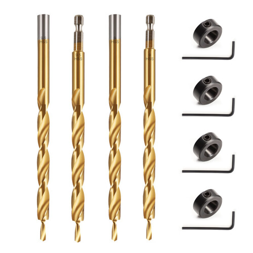 Precise Hex Round Shank Oblique Hole Locator for Angled-Gold