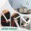 Clock Movement Mechanism with White Hour Minute Red Second Hand DIY Tools Kit 6