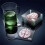 Brain Specimen Coasters Set 3D Organ Brain Artwork Brain Slices Square Acrylic Drinks Table Coaster 4