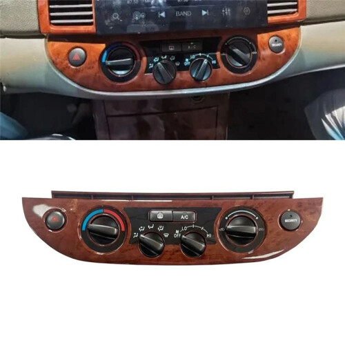 Dashboard Climate Control Heater Air Conditioning A/C  Panel Bezel Vent Button Assembly for  Camry 2003-2006 1