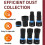 Quick Click Expanded Power Tool Adapter Set for Dust Collection,Most Woodworking Power Tools,Sanders,and Shop Vacuums 3