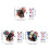 Wasbare en efficiënte raamsticker-1528 Vierdelige set 6