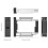 2X 1106SS 3.5 Polegadas Hot Swap Mobile Rack CD-ROM 3.5 Polegadas HD  Interno Adaptador SSD 6