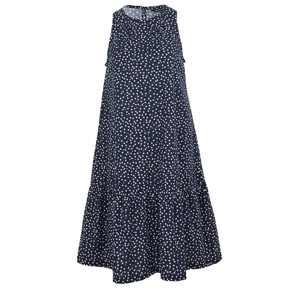Regatta Womens/Ladies Trisa Micro-Dot Smock Dress White