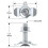 L Track Threaded Stud Fittings L-Track Threaded Double Stud Lug Fitting Tie Down, Used with L Track Rails, Silver 7