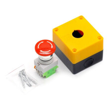 2PCS LAY37-11ZS Elevator Freight Elevator Emergency Stop Button Box Emergency Stop STOP