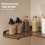 Levede Rustic Floating Shelves Set 2PC Kitchen Corner Wall Shelf Unit Storage 4