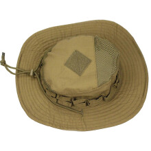 (wolf brown) Camouflage Sun Cap Military Boonie Hat Outdoor Packable Bucket Hat with Map Pocket Adjustable Fishing Hiking Hunting Hat  CP camouflage