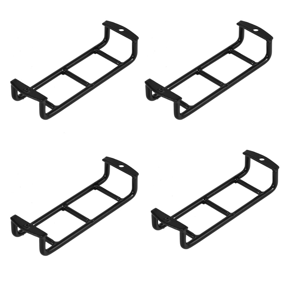4X Rc Car Metal Ladder Stairs Accessories For Trx4 -4 Bronco Body Scx10 90046 90047 D90 1/10 Black 6034161386479