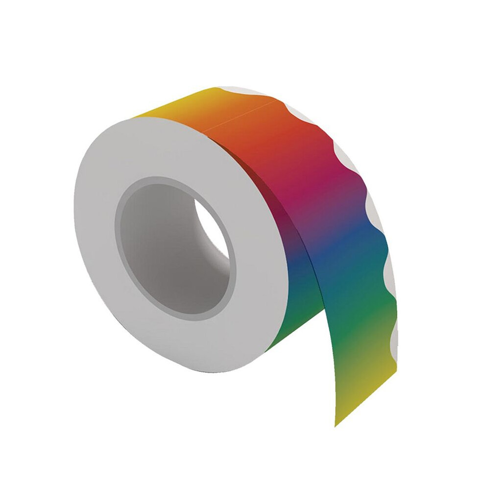 Rainbow Bulletin Board Stickers Colorful Straight Bulletin Border Trim Border Trim For Classroom Chalkboard Decoration 6034060651913