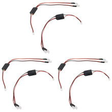 6Pcs Headlight LED Light for HAIBOXING HBX 16889 16889A 16890 16890A SG1601 SG1602 1/16 RC Car Upgrade Parts