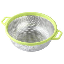 6Pairs Wood Chopsticks,Reusable Chop Sticks Dishwasher Safe with Colander and Handle and Legs Large Green Strainer