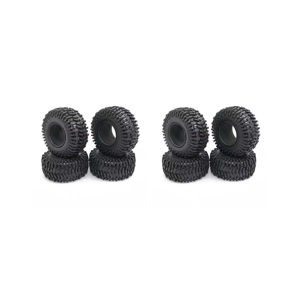8Pcs 125Mm 2.2Inch Rubber Wheel Tires Tyre For 1/10 Rc Crawler Car Axial Scx10 90046 Rr10 Wraith Trx4 -6 4713387301153