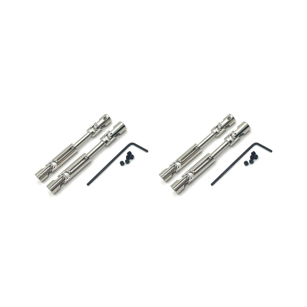 2X Rc Car Upgrade Front & Rear Drive Shaft Kit For 1/12 Mn98 Mn99s Rc Car Upgrade Parts 4712653550134