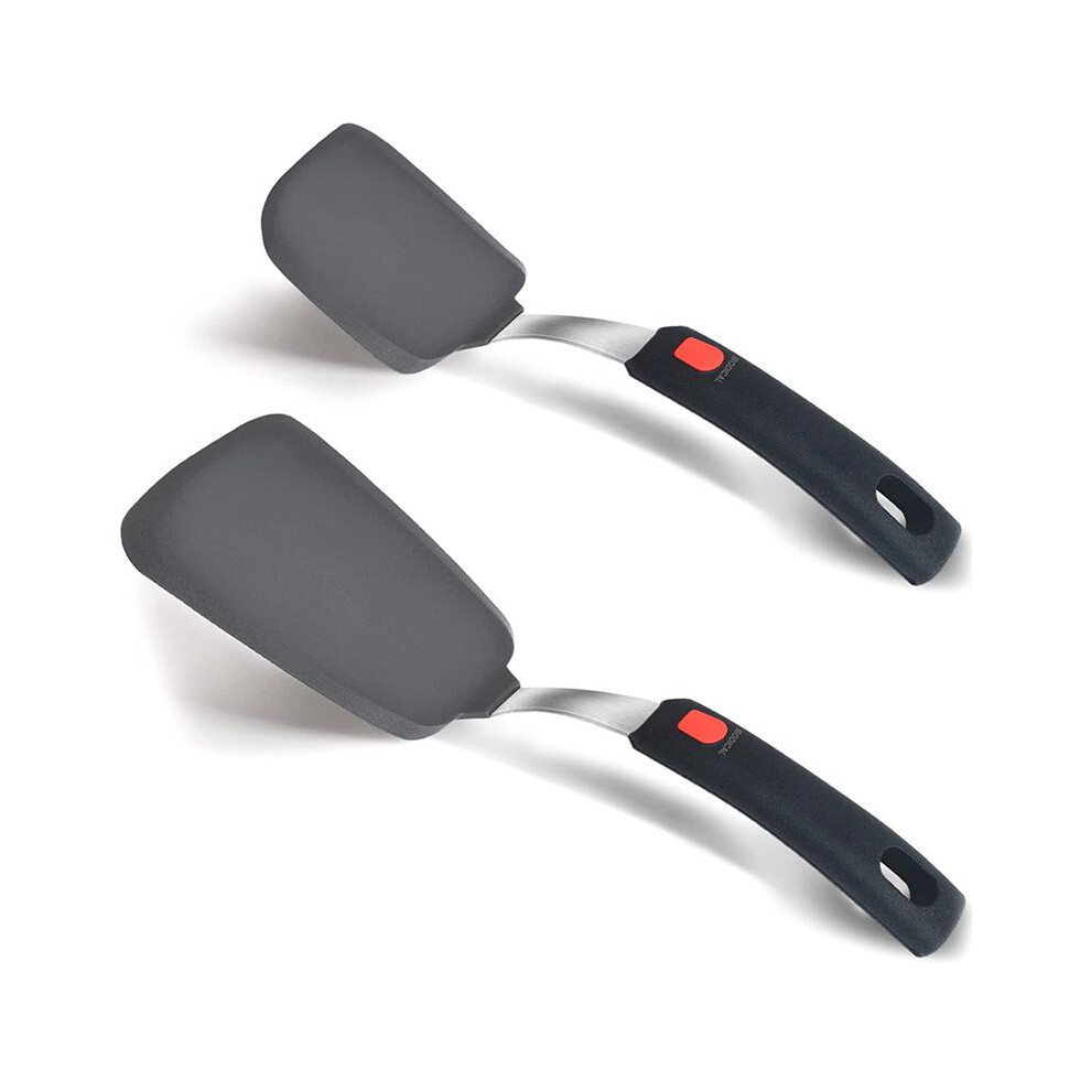Flexible Silicone Spatula Turner, 600F Heat Resistant Silicone Spatula Set For Nonstick Cookware, Kitchen Tools 6031394941437