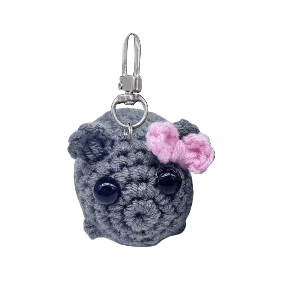 Sad Hamster Meme Plush Toy Hamster Plush Keychain Figure Soft Toy Stuffed Animal Doll Key Ring Key Chain B 4714154716460