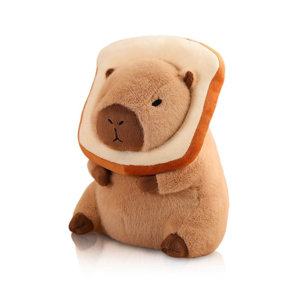 Cute Capybara Plush Pillow With Bread Kawaii Soft Capybara Plush Doll Pillow Capybara Stuffed Animals Toys 4711071806557