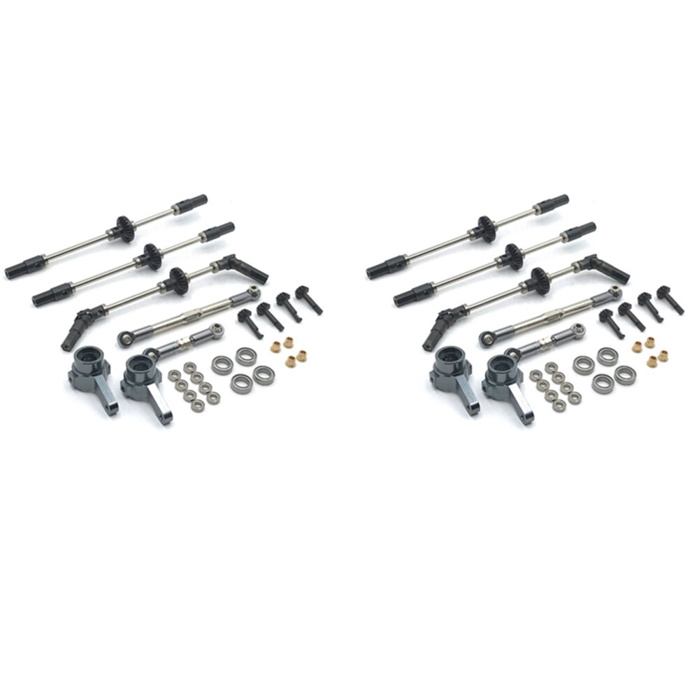 2X Upgrade Steel Gear Bridge Axle Gears For Wpl B14 B24 C14 C24 C34 C44 B16 B36 1/16 Rc Car Spare Parts Accessories,6Wd 6032129630565