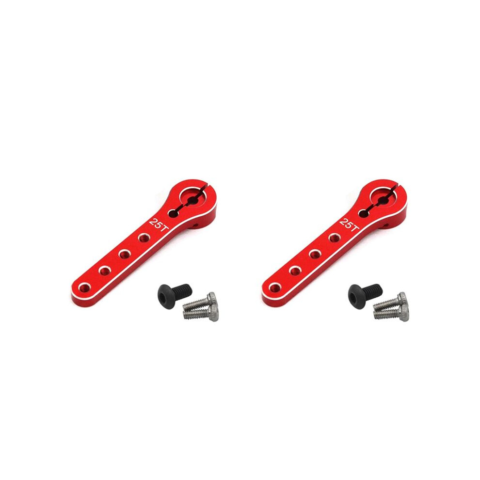 2Set 56Mm 25T Metal Servo Arm Extension Servo Horn For 1/10 Rc Crawler Car Boat Futaba Hsp Axial Scx10 ,1 4711551477406