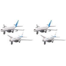 4Pcs Kids Glider Airliner Aircrafts Toy Alloy Pull Back Camouflage Airplane Plane Model Toy Children Outdoor Toys