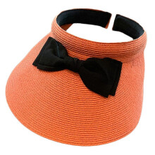 (Orange) Women's Hats Empty Top Beach Sun Hat Wide Brim Visor Hat Beach Outdoor Summer Cap UV for Protection Orange